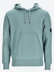 Diagonal raised fleece hoodie ref: