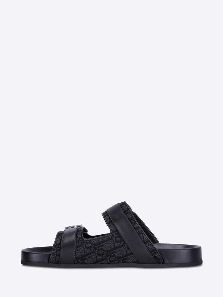 Dior aqua double band sandals 4