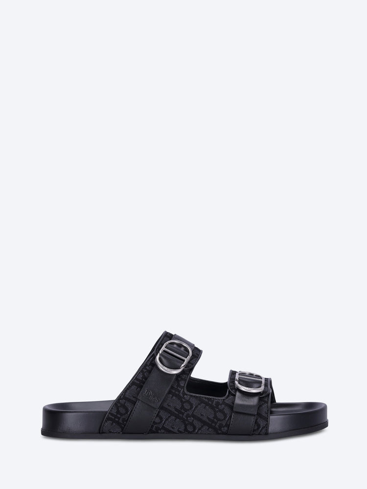 Dior aqua double band sandals 1