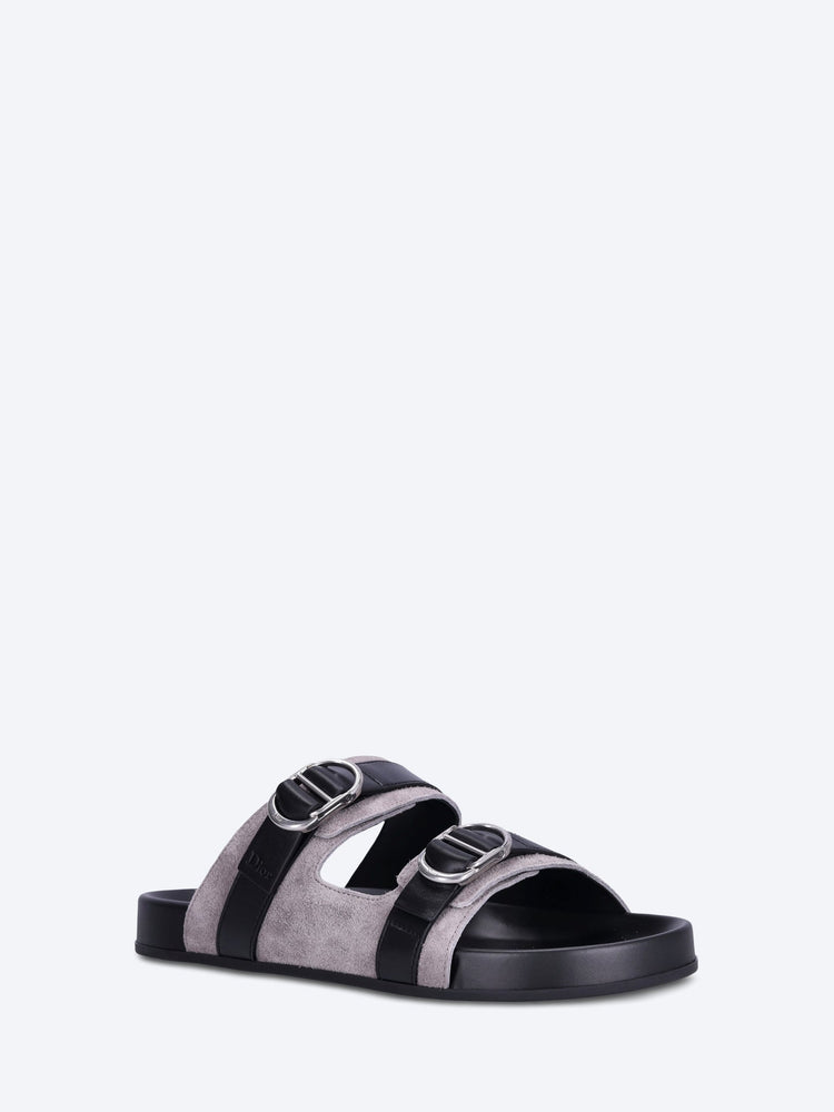 Dior aqua double band suede sandals 2