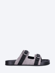 Dior aqua double band suede sandals ref: