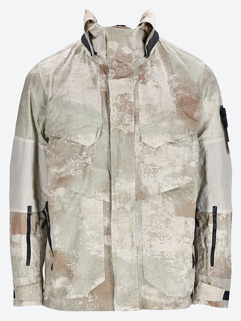 Dissolving grid camo jacket 1