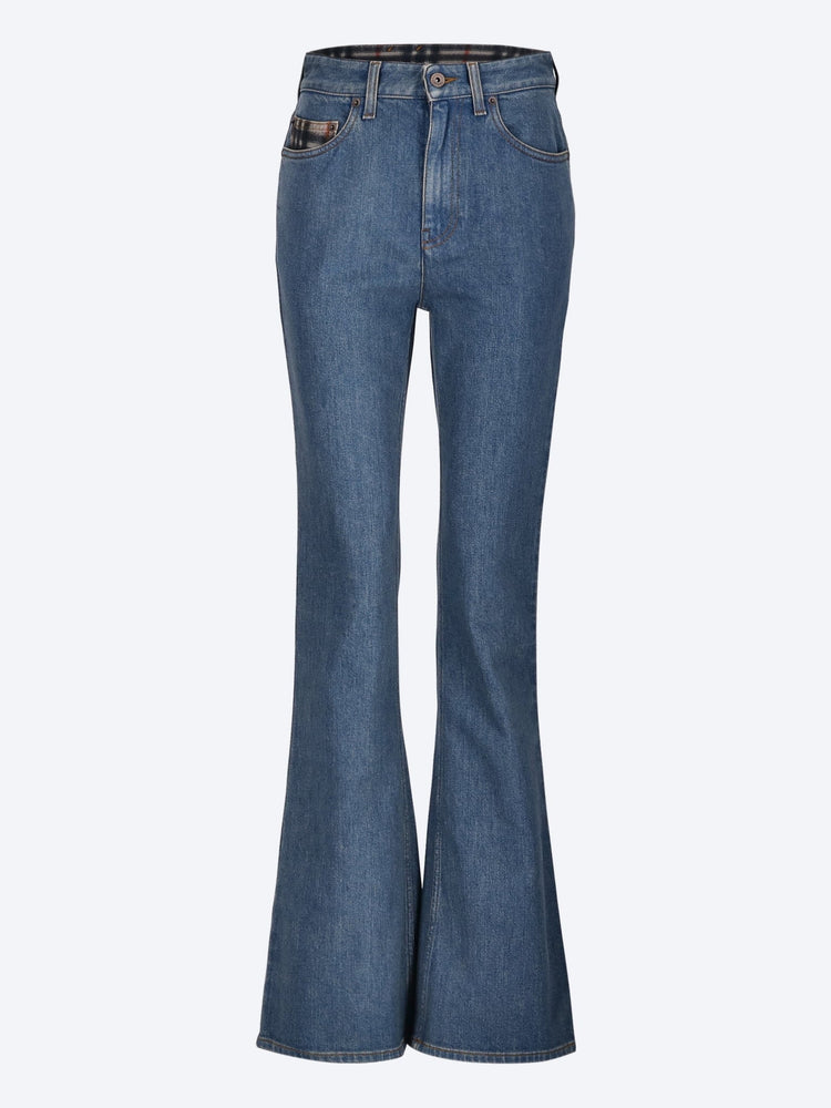 Doria check jeans 1