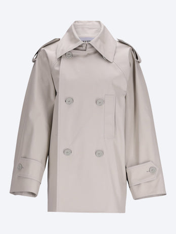 Double breasted trench coat