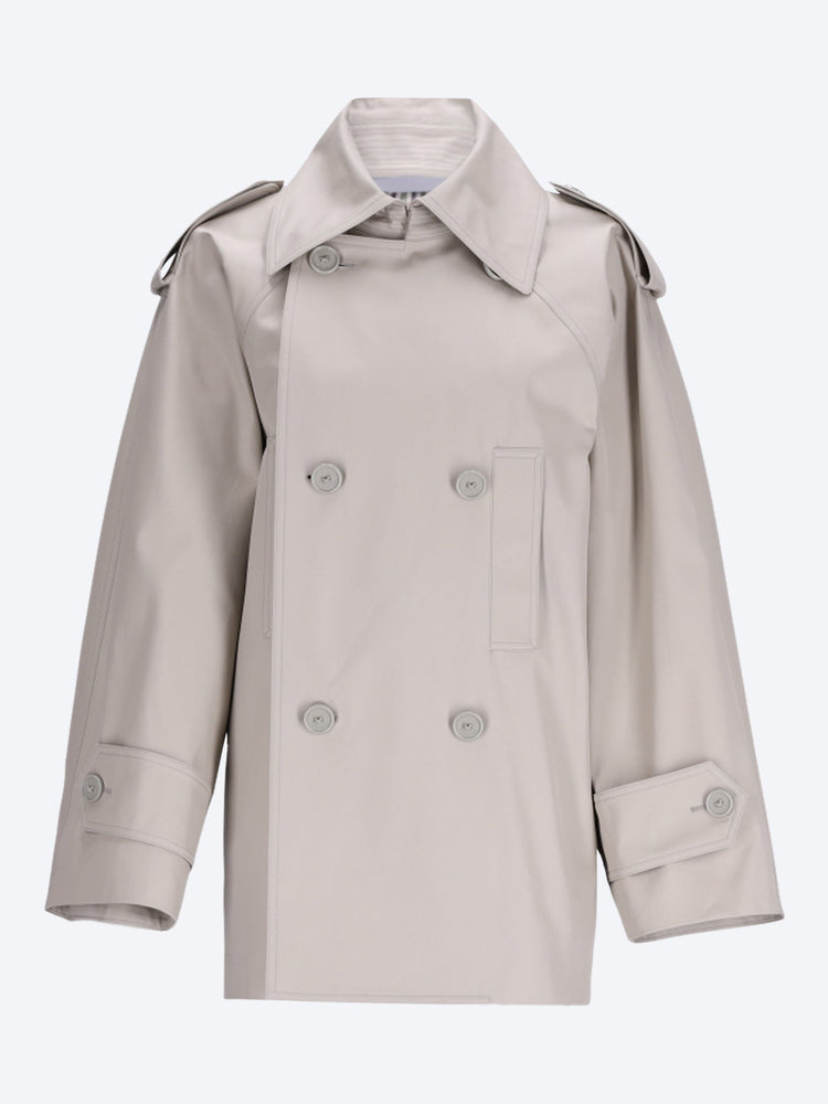 Double breasted trench coat 1
