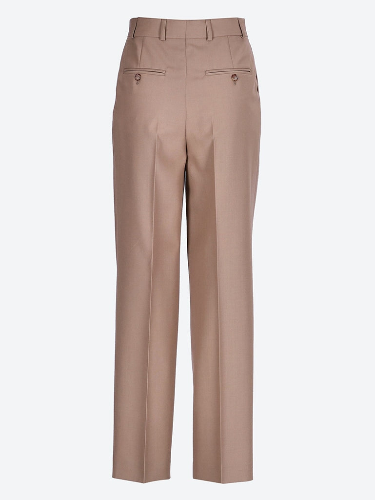 Double-pleated tailored pants 3