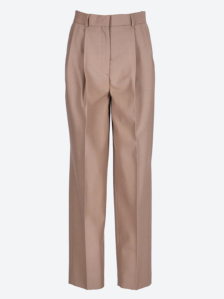 Double-pleated tailored pants 1
