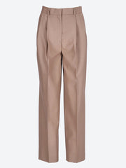 Double-pleated tailored pants ref: