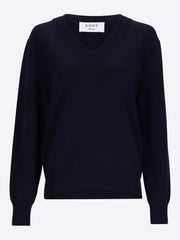 Double v-neck sweater ref: