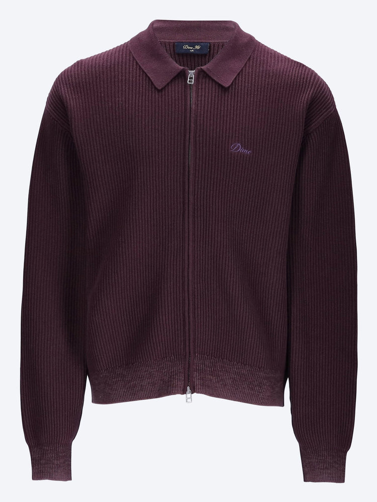 Double zip knit jacket 1