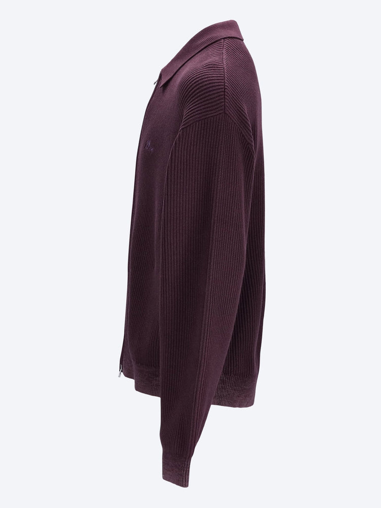 Double zip knit jacket 2