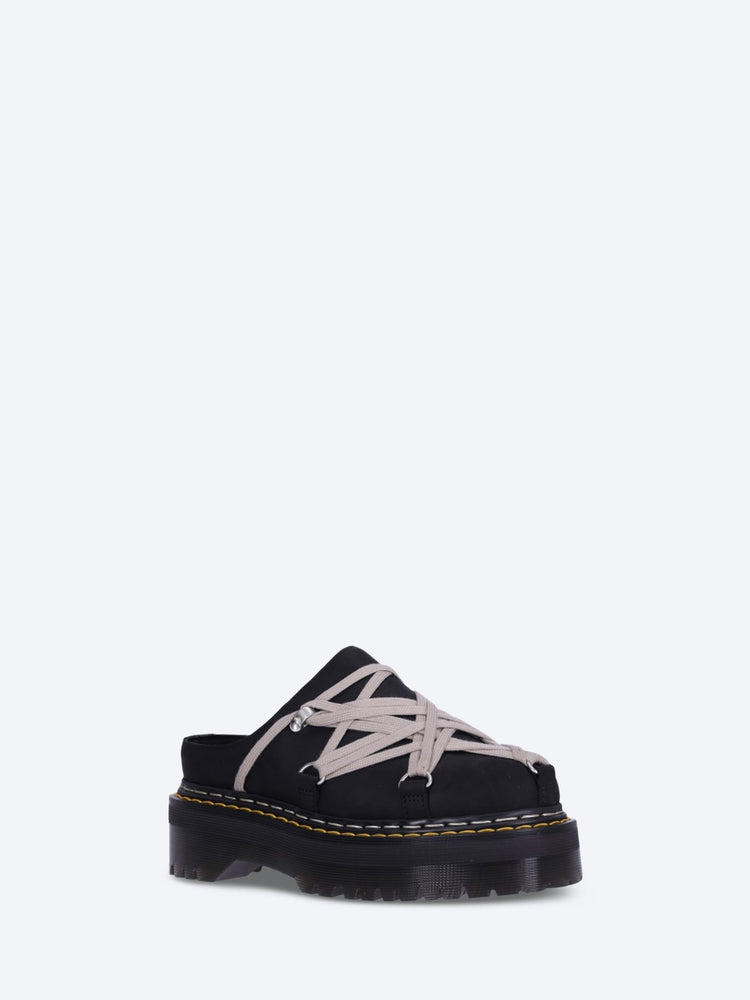 Dr. Martens x Rick Owens Megalace-Pantoletten aus Leder mit Quad-Sohle 2