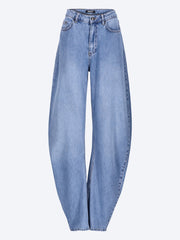 Draped barrel leg jeans ref: