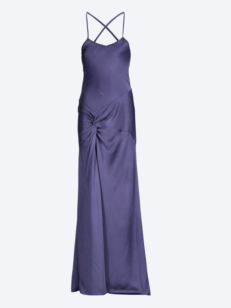 Victoria Beckham Draped Cami Gown In Eclipse - 6 - Womens Victoria Beckham Draped Cami Gown In Eclipse - 6 - Womens