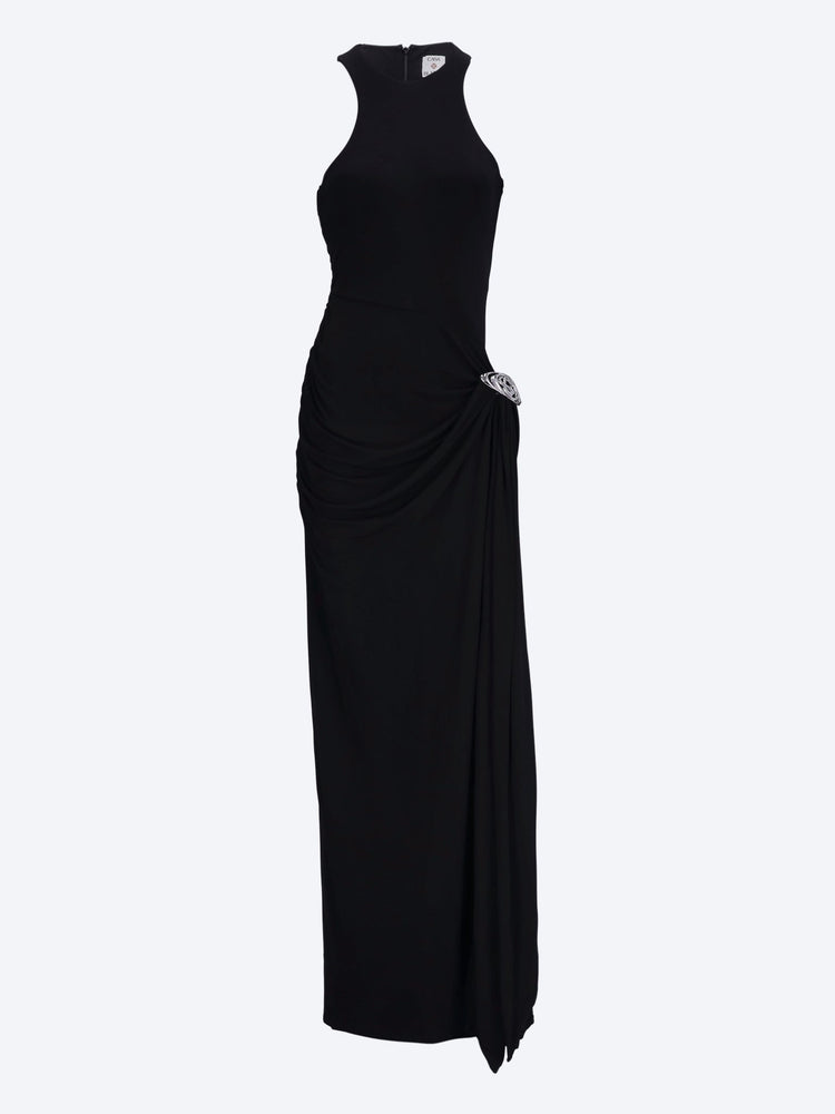 Draped maxi dress 1