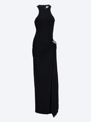 Draped maxi dress ref: