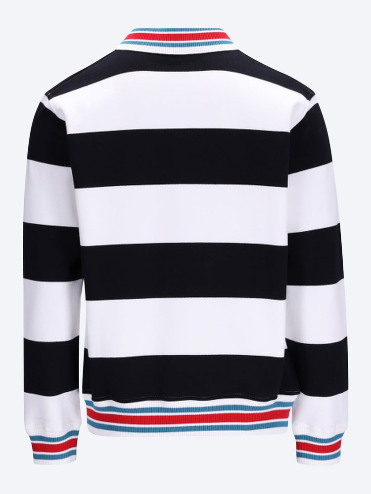 Drôle embroidered stripes polo 3