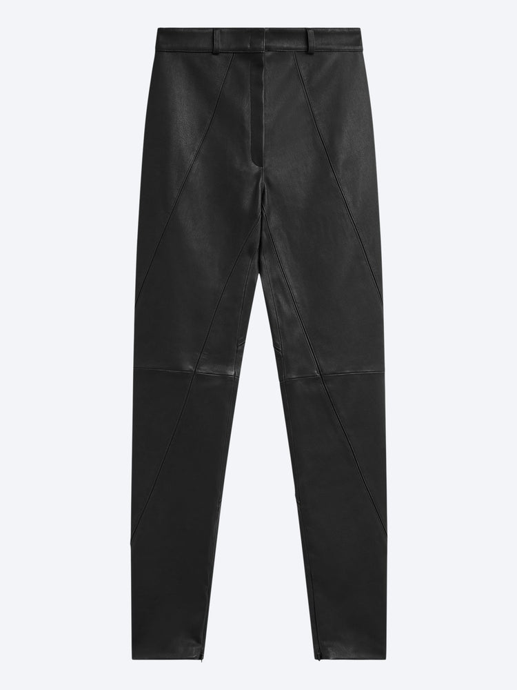Hose mit Einsätzen aus Stretchleder von Dune 1