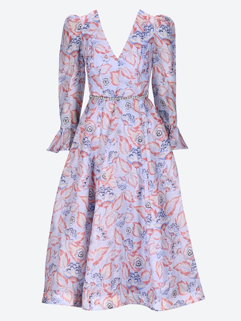 Robe midi à manches longues Eden 1