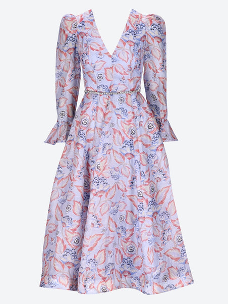 Robe midi à manches longues Eden