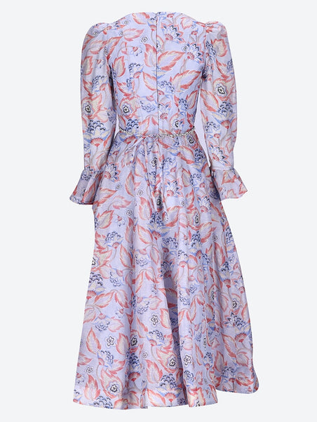 Robe midi à manches longues Eden