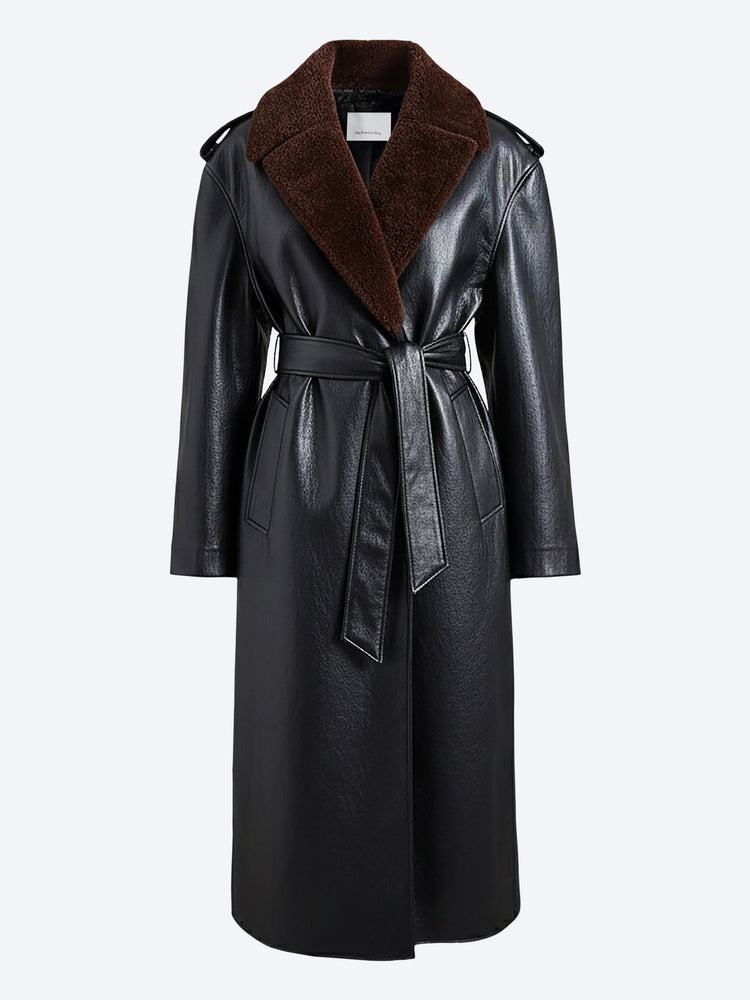 Edra removable collar trench coat 1