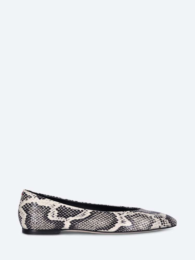 Ellie snake print ballerinas 1