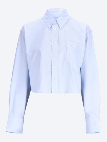 Chemise courte oversize adc gaufrée