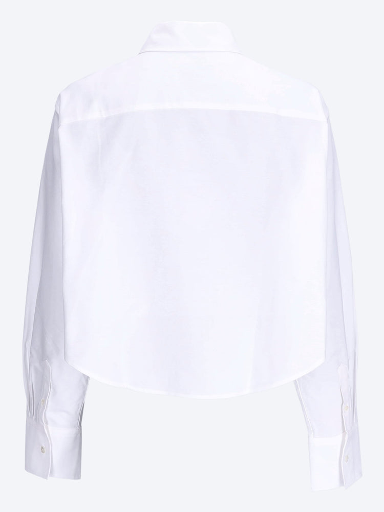 Embossed adc oversized cropped shirt 3