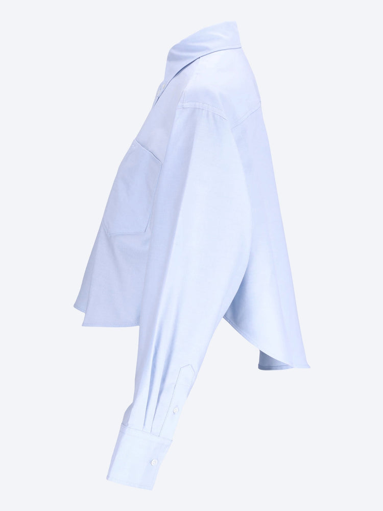 Chemise courte oversize adc gaufrée 2