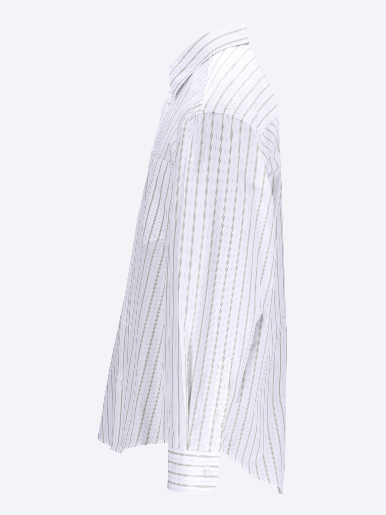 Embossed ami de coeur boxy long sleeves shirt 2