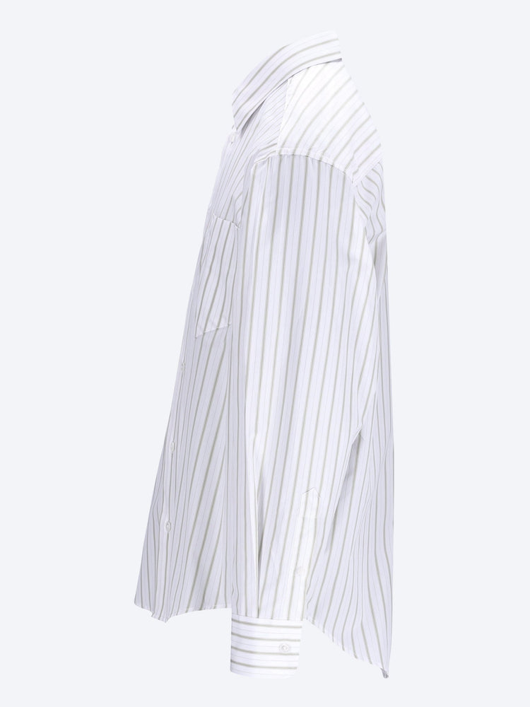 Embossed ami de coeur boxy long sleeves shirt 2