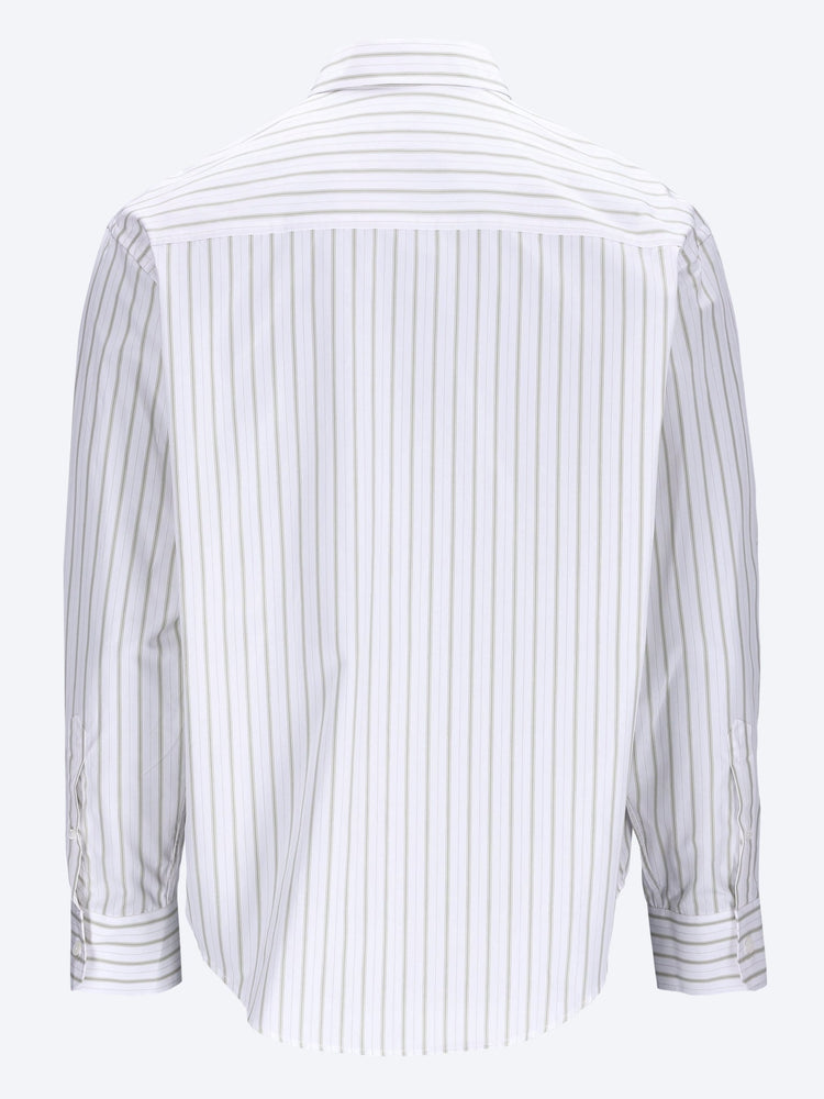 Embossed ami de coeur boxy long sleeves shirt 3