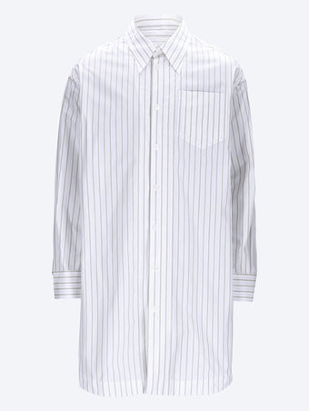 Robe chemise large à manches longues ami de coeur embossé