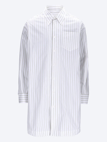 Robe chemise large à manches longues ami de coeur embossé