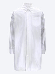 Embossed ami de coeur long sleeve wide shirt dress ref: