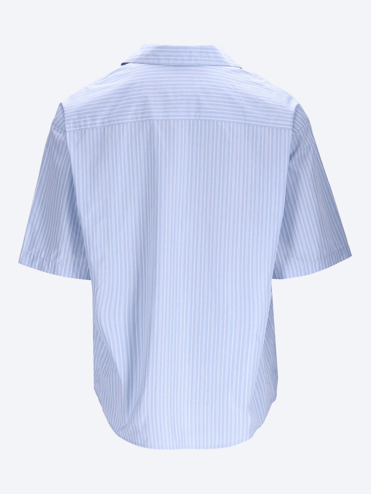 Embossed ami de coeur short sleeve boxy shirt 2