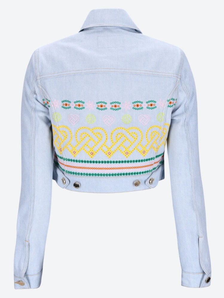 Embroidered denim jacket 3