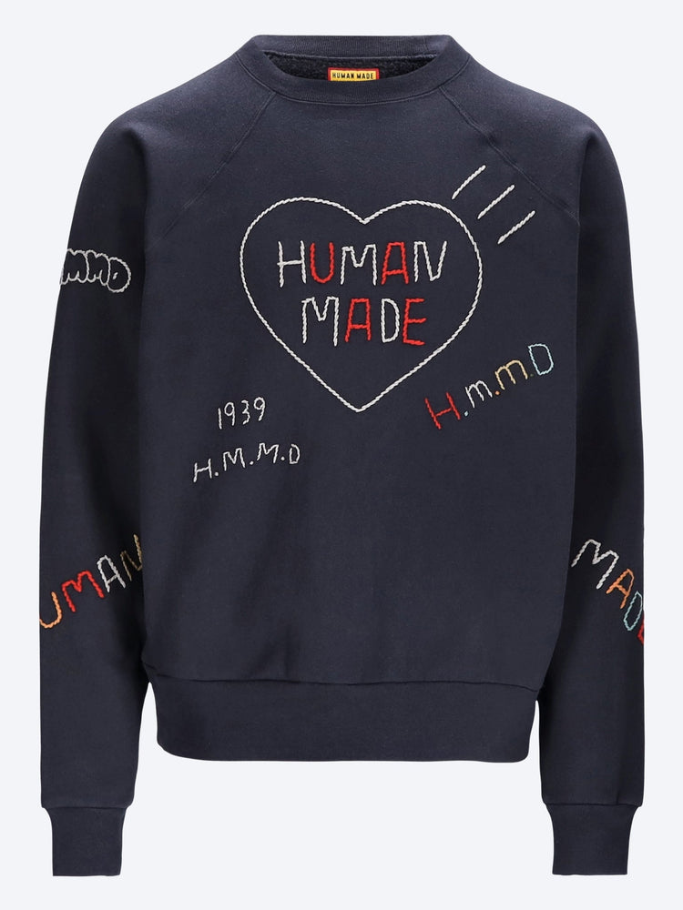 Embroidered sweatshirt 1