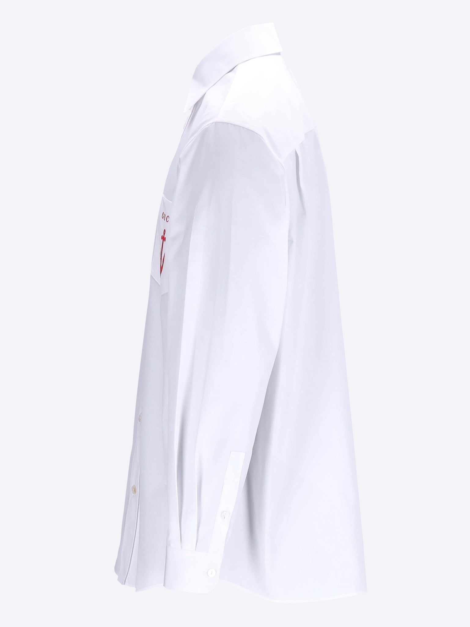 Embroidery cotton poplin shirt 2