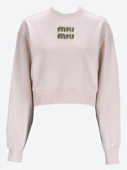 Embroidery crewneck sweatshirt ref: