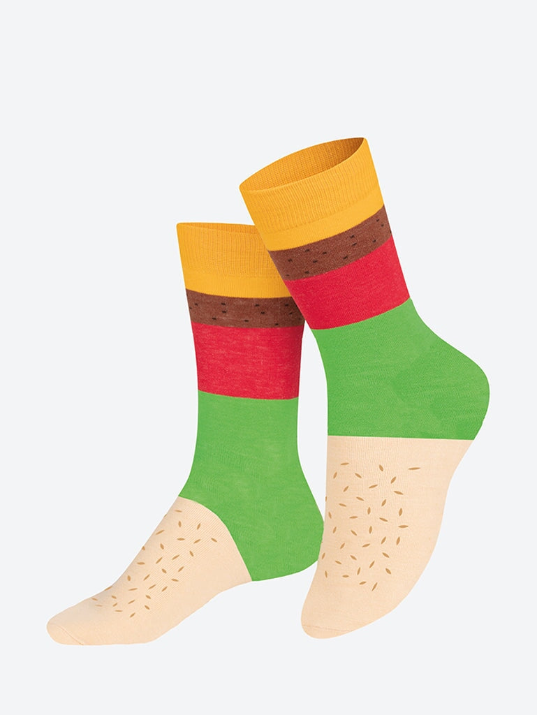 Chaussettes pour enfants cheeseburger 1