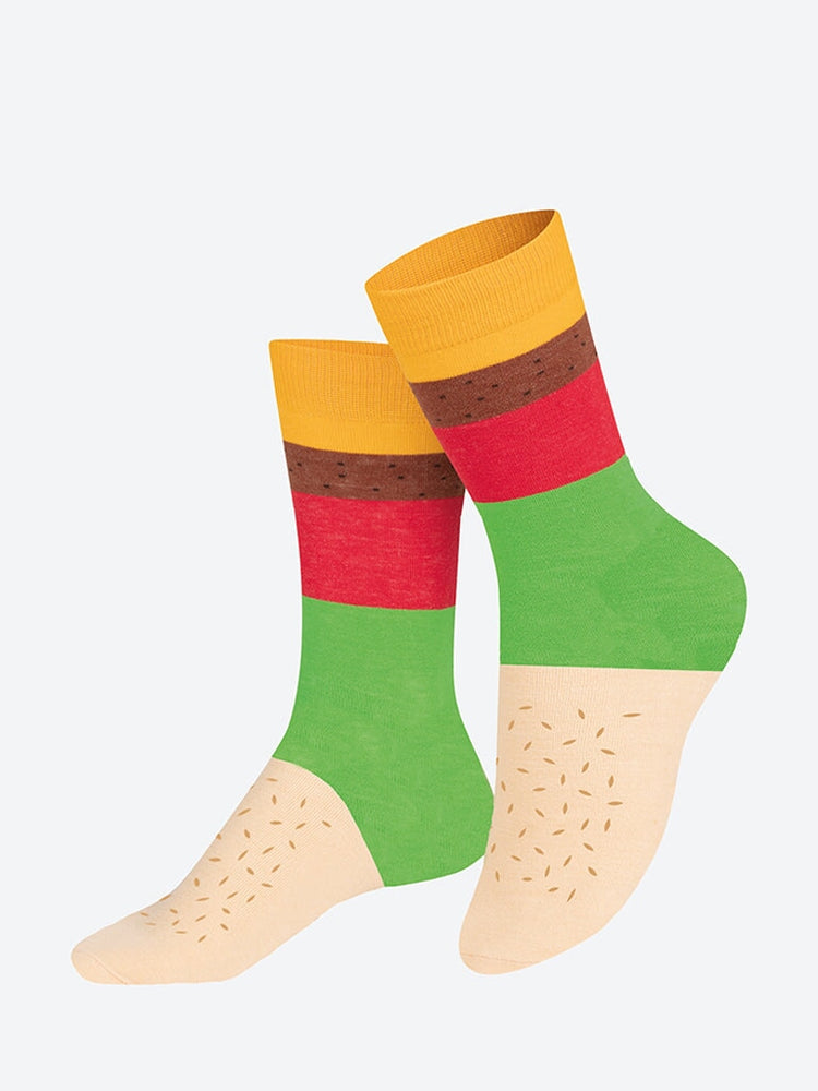 Chaussettes pour enfants cheeseburger 1