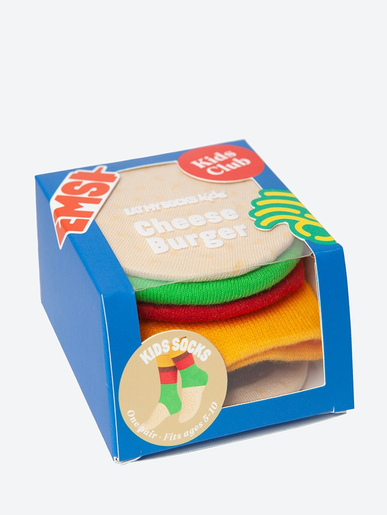 Ems Kids Socks Cheeseburger 2