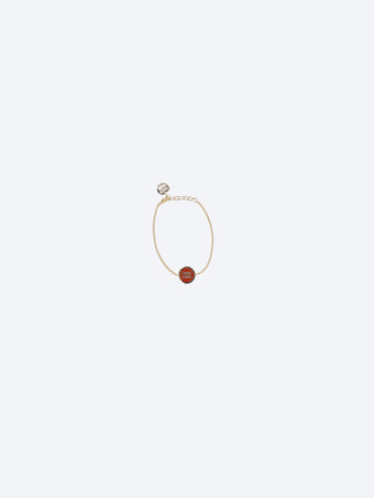 Enamelled metal bracelet