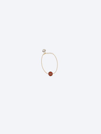 Enamelled metal bracelet