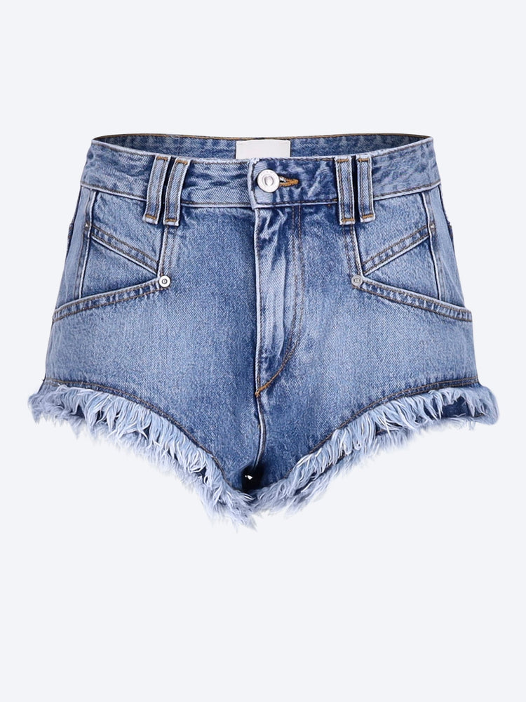 Eneidala denim mini shorts 1