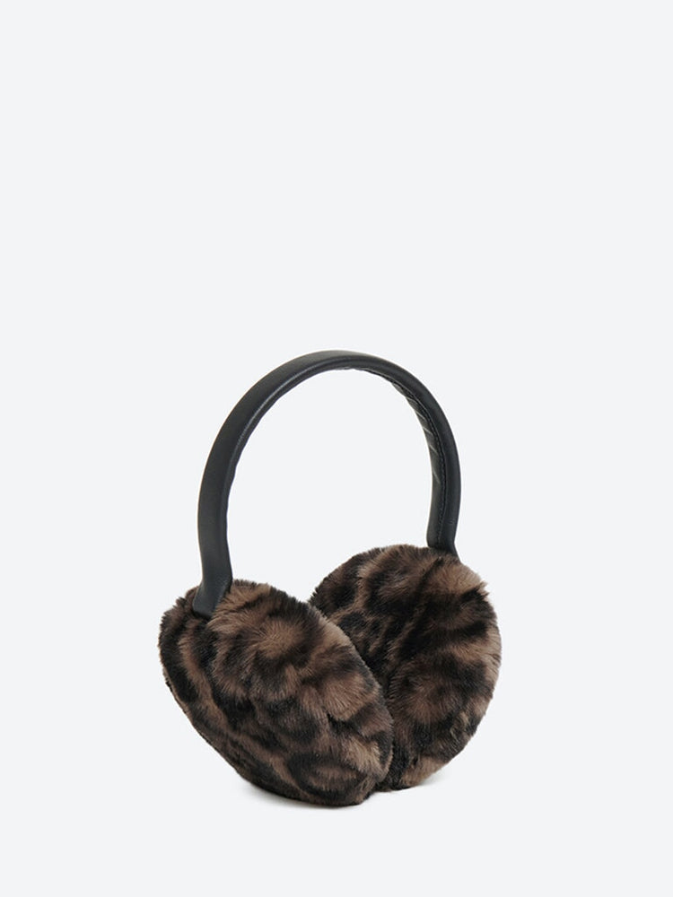 Esme dark leopard earmuffs 1