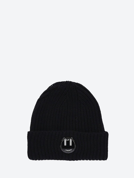 Extra fine merino wool lens beanie