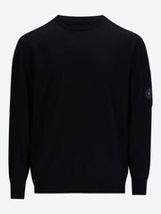 Extrafine merino wool lens crewneck sweater ref: